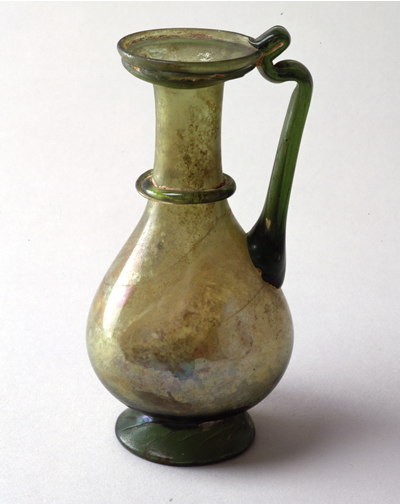 把手付瓶 4~5世紀頃 シリア 高16.6cm
